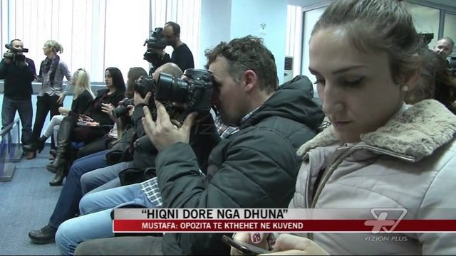 Mustafa fton opozitën për dialog - News, Lajme - Vizion Plus