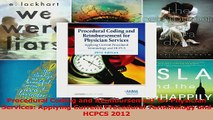 PDF Download  Procedural Coding and Reimbursement for Physician Services Applying Current Procedural Read Full Ebook