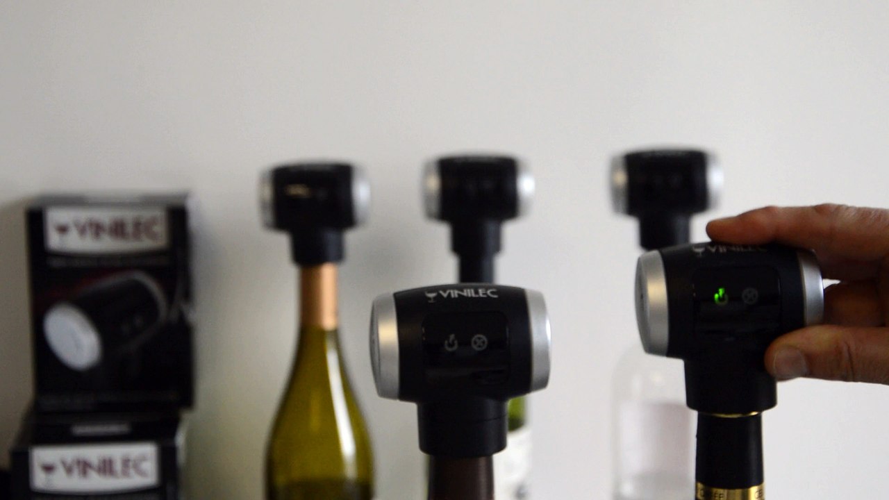 Bouchon ou pompe vide d 'air pour bouteille de vin