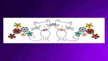 Best buy Embroidery Machines  Tobin Stamped Pillowcase Pair for Embroidery 20 by 30Inch Retro Cats