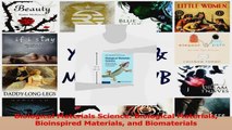 PDF Download  Biological Materials Science Biological Materials Bioinspired Materials and Biomaterials PDF Online