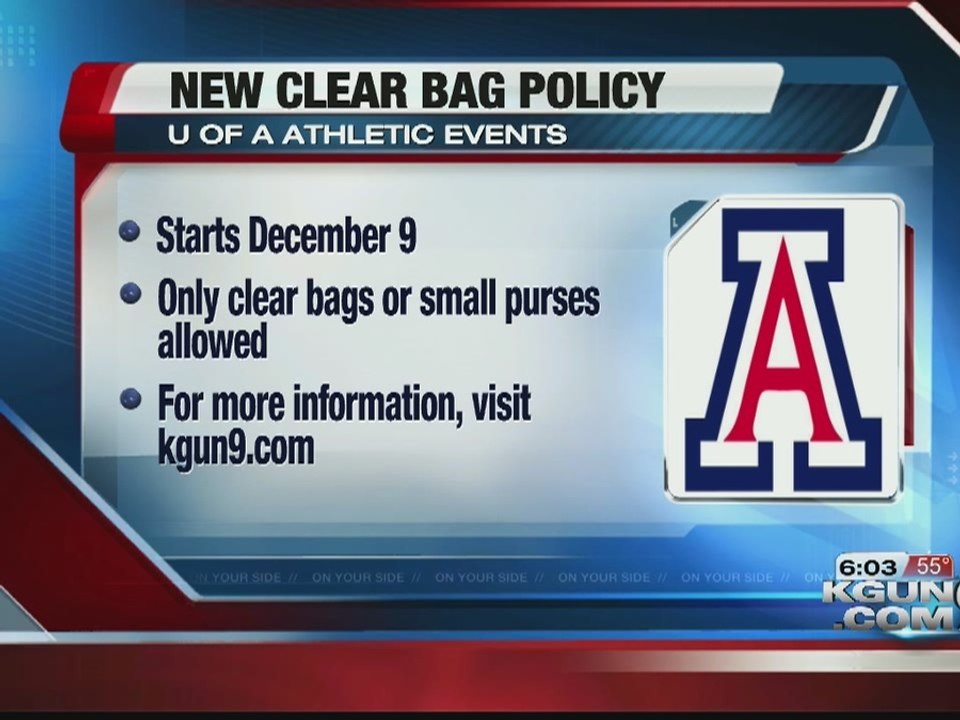 New bag policy implemented at Arizona Athletics events