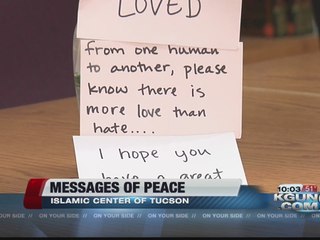 Islamic Center receives messages of peace, support