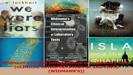 PDF Download  Widmanns Clinical Interpretation of Laboratory Tests CLINICAL INTERPRETATION OF LAB PDF Full Ebook