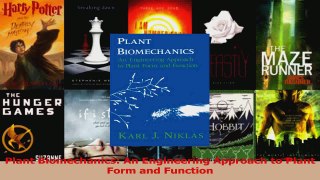 PDF Download  Plant Biomechanics An Engineering Approach to Plant Form and Function Read Online