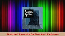 Download  Structural Dynamics for Structural Engineers Ebook Online