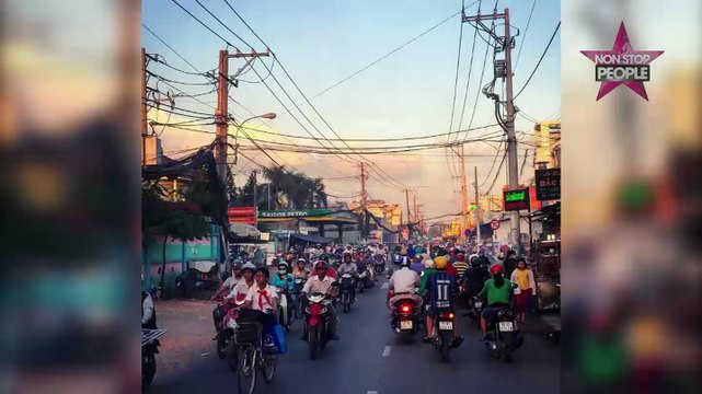 Laeticia Hallyday en voyage au Vietnam pour la bonne cause (Photos)