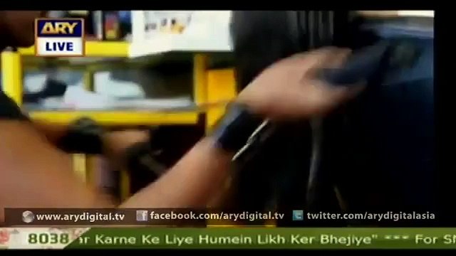 Unique way of hair cutting Urdu -