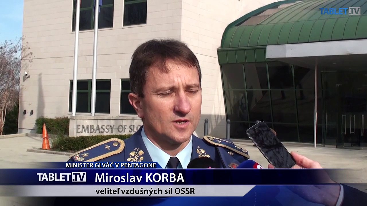 Slovenský minister obrany M. Glváč rokuje v USA o prehĺbení obrannej spolupráce