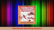 Read  Distributed Operating Systems Ebook Free