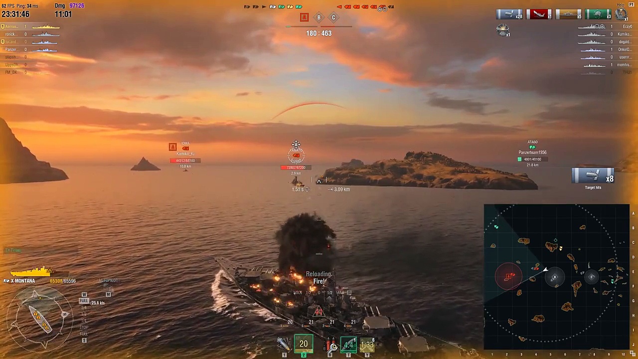 World of Warships  - tiers 10