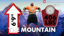 The Mountain breaks keg toss world record