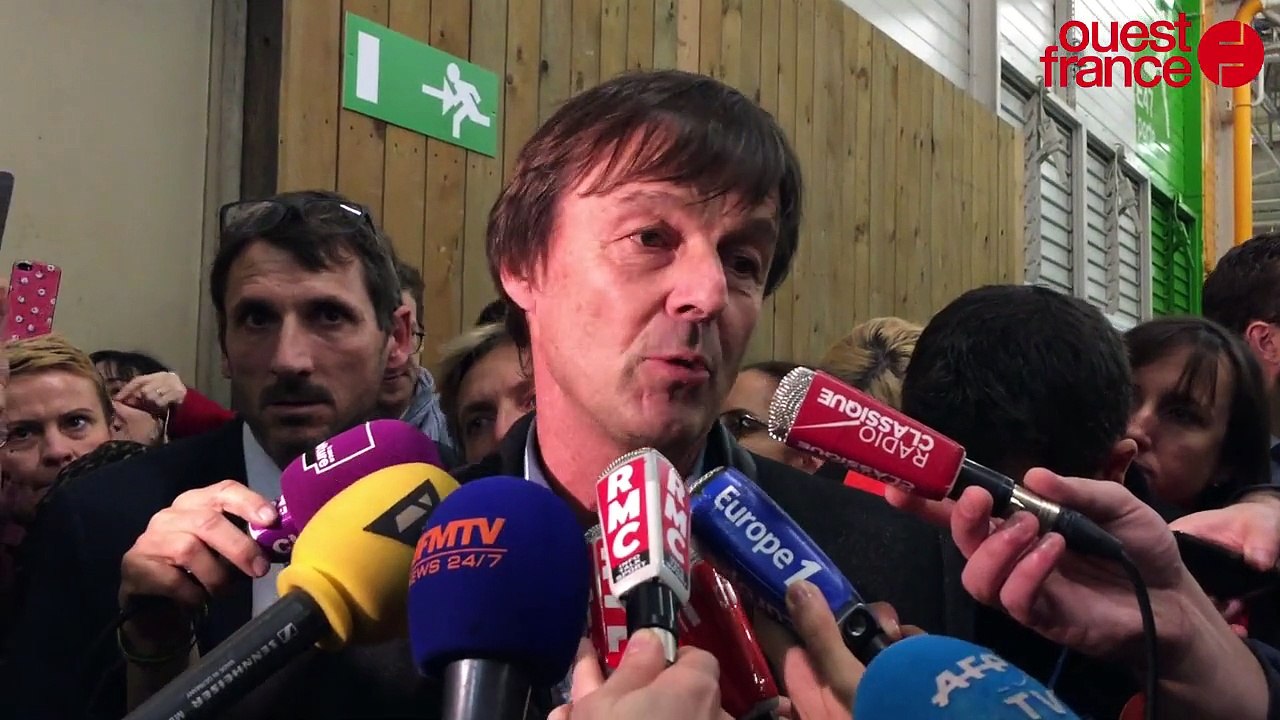 COP 21. Nicolas Hulot  réagit au projet d'accord sur le climat