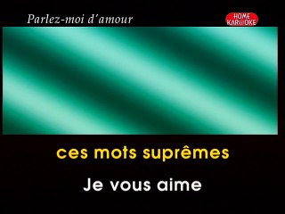 KARAOKE JULIETTE GRÉCO - Parlez-moi d'amour