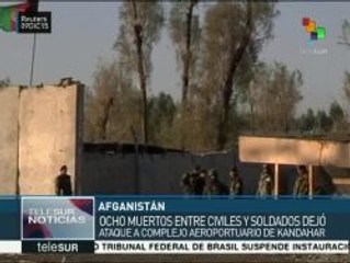 Afganistán: ataque talibán deja 8 muertos en el aeropuerto de Kandahar