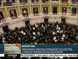 Presidenta Cristina Fernández no irá a la ceremonia de cambio de poder