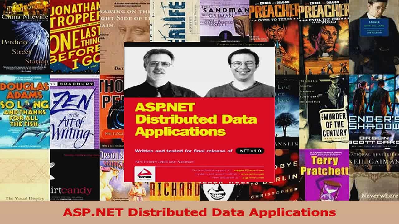 Read  ASPNET Distributed Data Applications Ebook Free