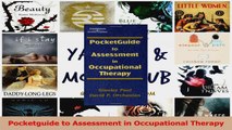 PDF Download  Pocketguide to Assessment in Occupational Therapy Download Full Ebook