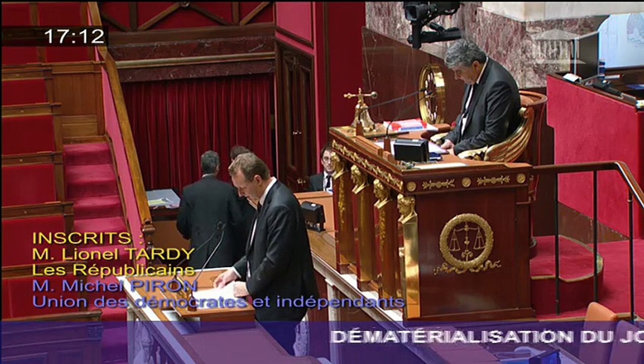 DG PPLs dématérialisation JORF CMP 09 12 15