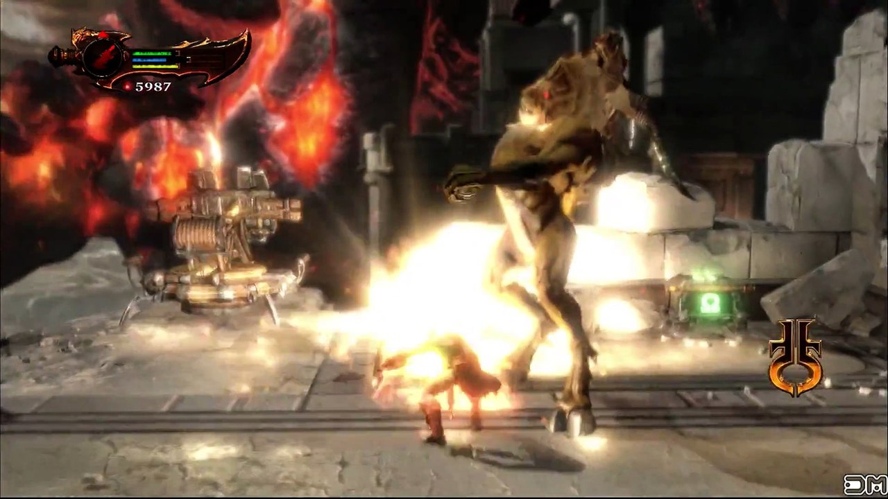 God of War 3 : Kratos contre une chimère