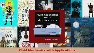 Read  Fluid Mechanics with Applications PDF Free