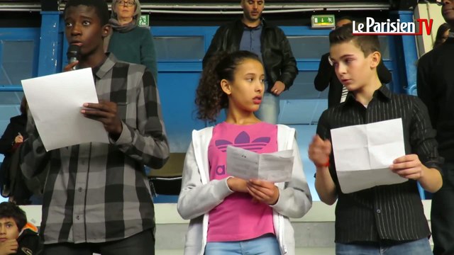 Torcy : 450 collégiens célèbrent la laïcité