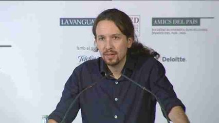 Iglesias aboga por celebrar un primer referendo solo en Cataluña y en un año