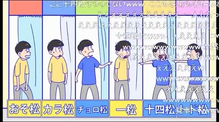 【おそ松さんMAD】６つ子が６分以内に服を着ます【手書き】（コメ付き）