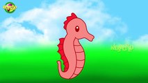 Sea Horse Finger Family | KIDS WORLD | Cartoon FINGER FAMILY | Songs For Babies |