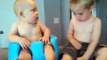 Cute Baby Brothers Fighting 2016
