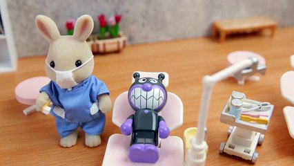 アンパンマンおもちゃアニメ シルバニアの歯医者さん