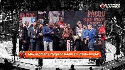 Floyd Mayweather x Manny Pacquiao - Pesagem