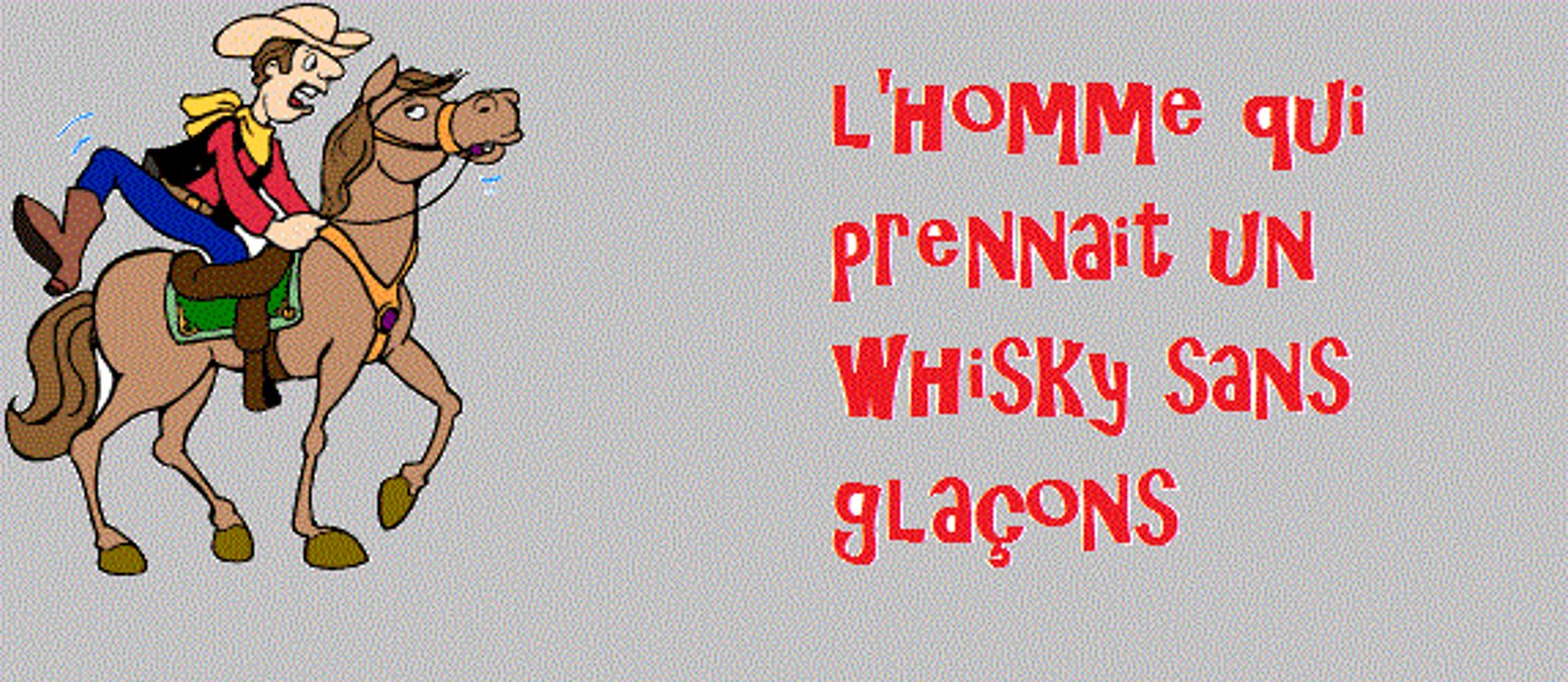 l'homme qui prennait un whisky sans glaçons