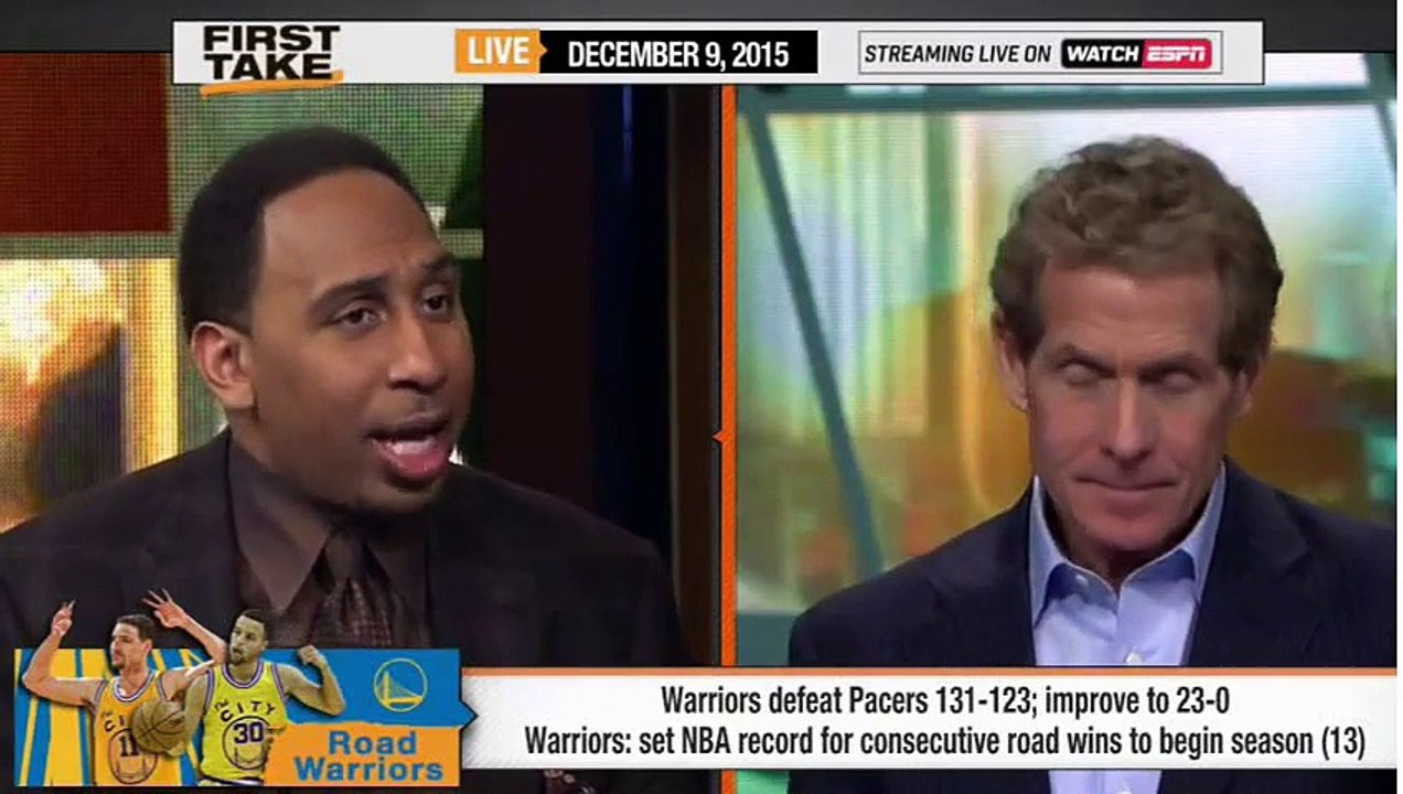 ESPN First Take - Warriors beat Pacers and Undefeated 23-0