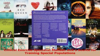 PDF Download  Clinical Exercise Specialist Manual ACEs Source for Training Special Populations Download Full Ebook