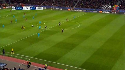 Leo Messi Goal HD Bayer Leverkusen - Barcelona 0-1 08.12.2015