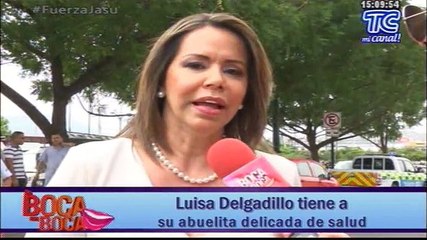 Luisa Delgadillo tiene a su abuelita delicada de salud