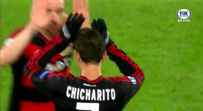 Bayer Leverkusen vs Barcelona 1-1 Goal Chicharito Hernandez Champions League 2015