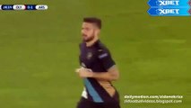 0-1 Olivier Giroud GOAL - Olympiakos v. Arsenal 09.12.2015 HD