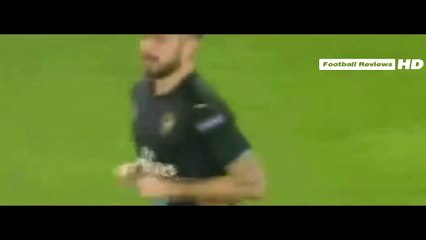 Olympiakos vs Arsenal 0-1 Olivier Giroud Goal - Olympiakos vs Arsenal Champions Leauge 2015