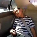 Arabada uyurken korkutulan çocuk - vine türkiye