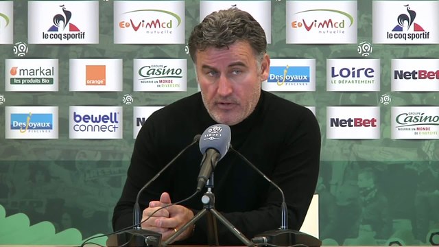 Foot - C3 - Sainte-Etienne : Galtier «Donner du temps de jeu»