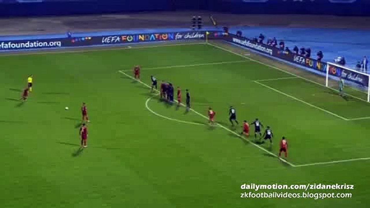Xabi Alonso Free_Kick Chance - Dinamo Zagreb v. Bayern Munich 09.12.2015 HD