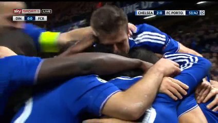 Willian Goal - Chelsea 2-0 FC Porto - 09-12-2015 [gol] Group Stage