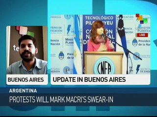 Argentina: Macri To Be Sworn In Amid Widespread Protests