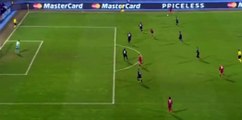 Robert Lewandowski Goal - D. Zagreb 0 - 1 Bayern Munich - 09_12_2015