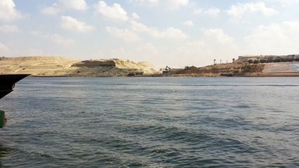 مدخل قناة الاتصال رقم 2 بقناة السويس الجديدة أكتوبر2014