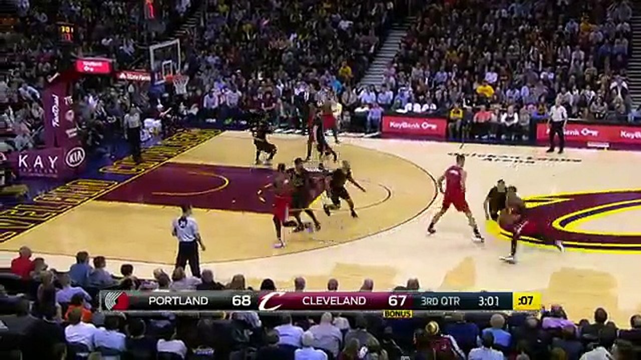 LeBron James and Damian Lillard Square Off in Cleveland