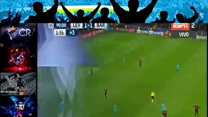 Pelea entre Chicharito Hernandez vs Bellarabi en la Champions League 2015