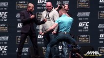 UFC 194 Jose Aldo vs. Conor McGregor Staredown